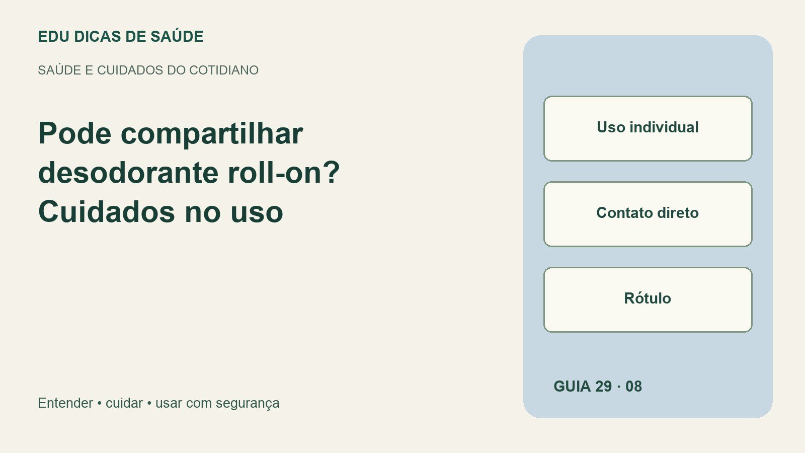 Diagrama editorial: Uso individual, Contato direto, Rótulo.